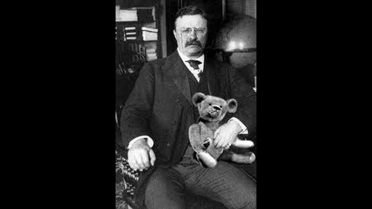 teddy roosevelt with bear