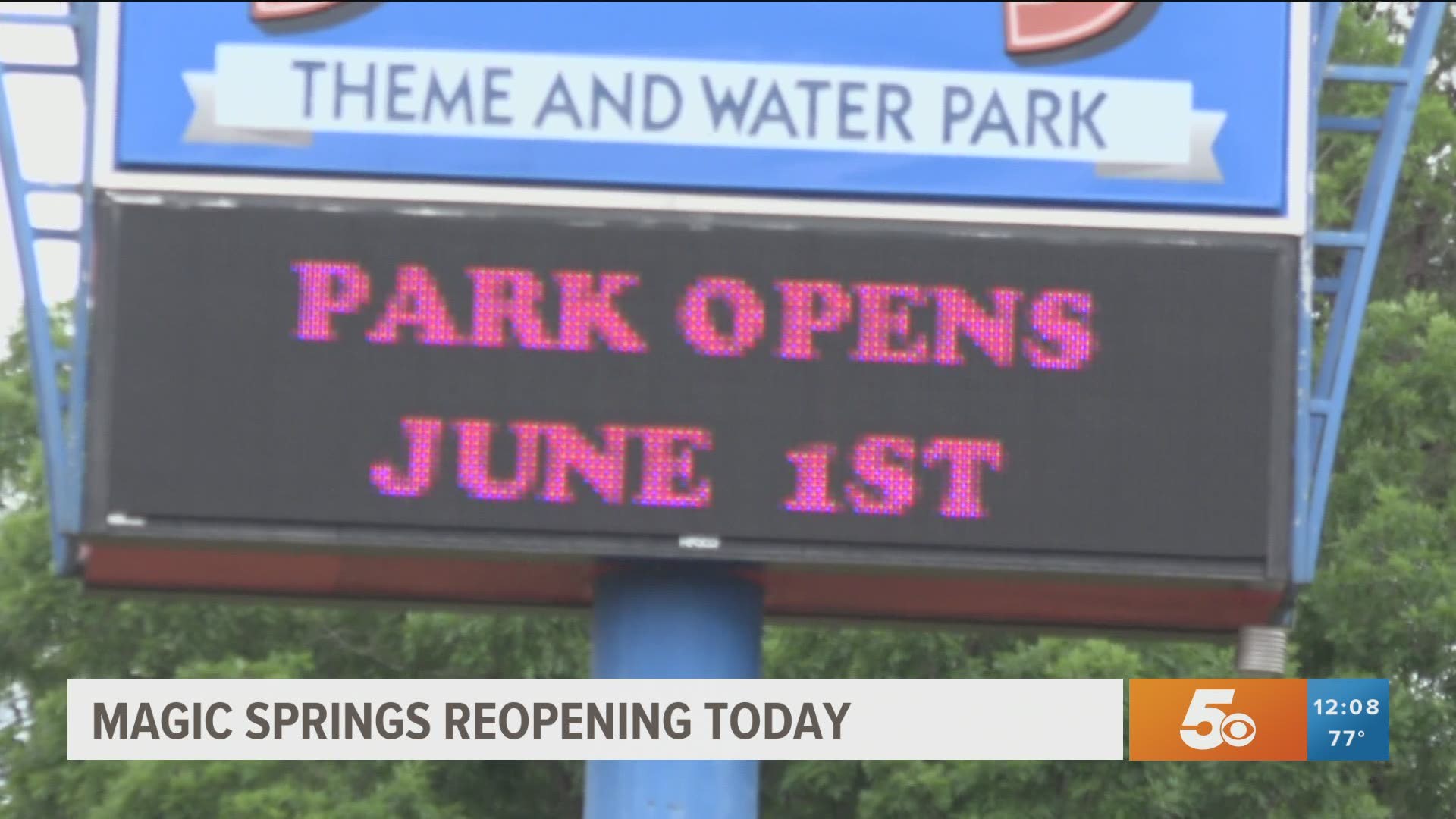 The Hot Springs theme and water park is ready for summer and opening at 50% capacity.