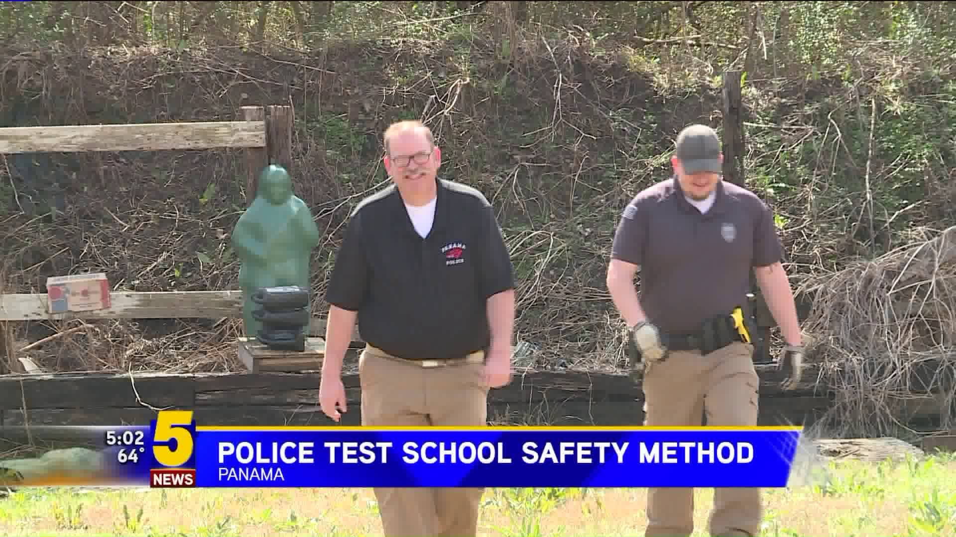 Police Test School Safety Method