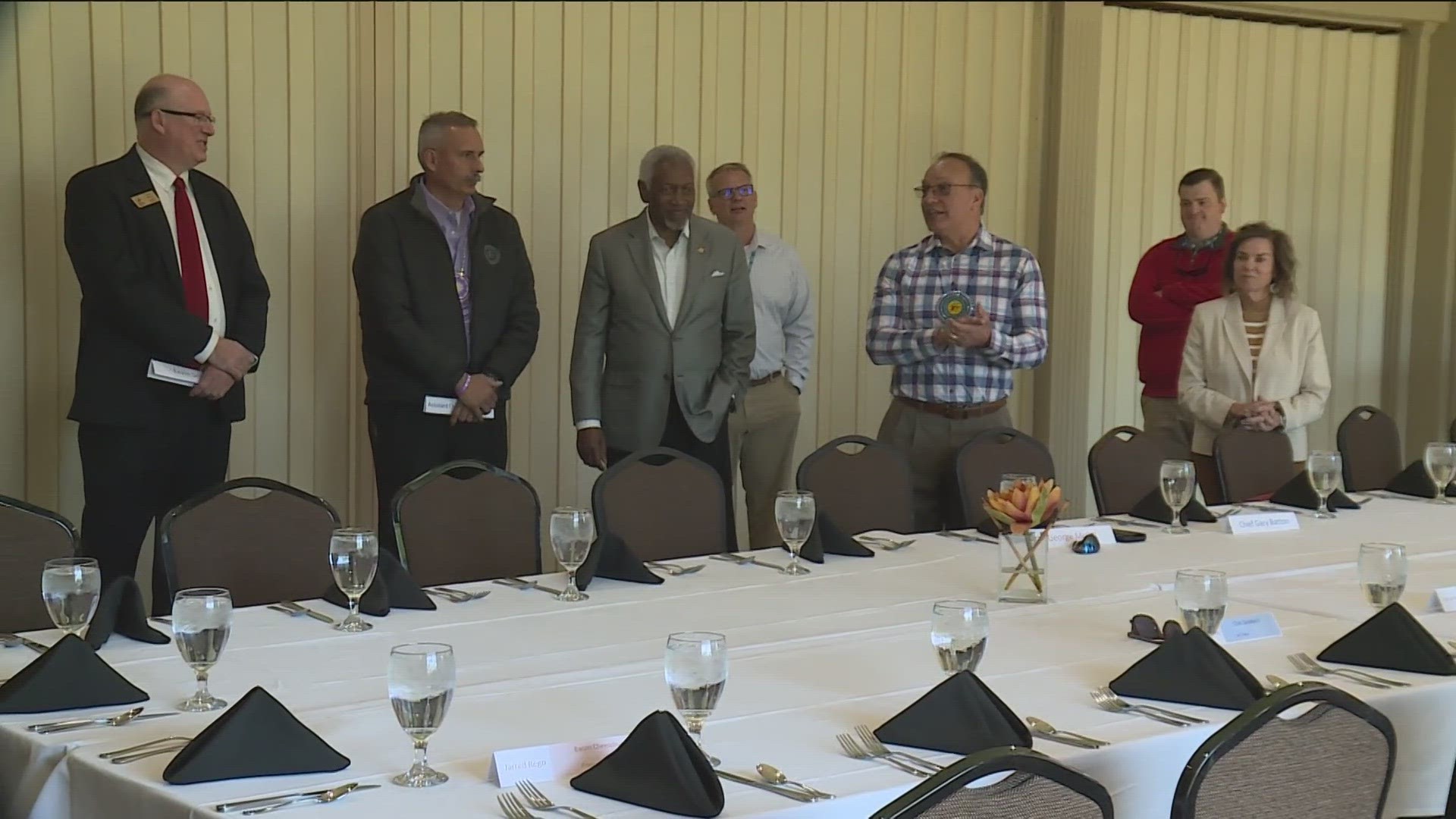 LEADERS FROM FORT SMITH AND CHOCTAW NATION GOT TOGETHER TO TALK ABOUT THEIR PLANS FOR THE FUTURE...