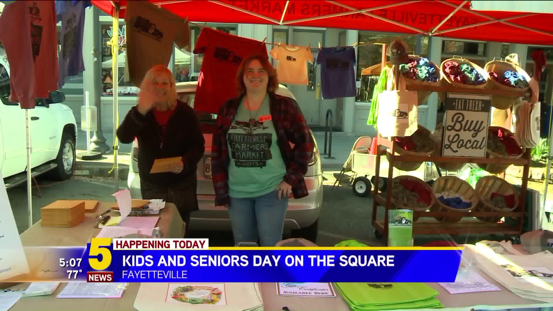 Kids And Seniors Day On The Square