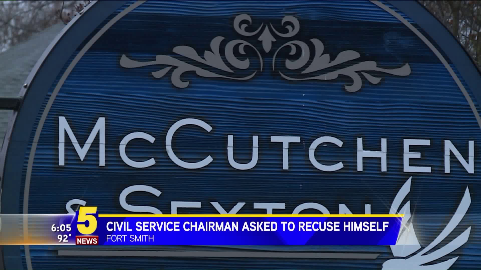 Civil Service Commission Asked To Recuse Himself