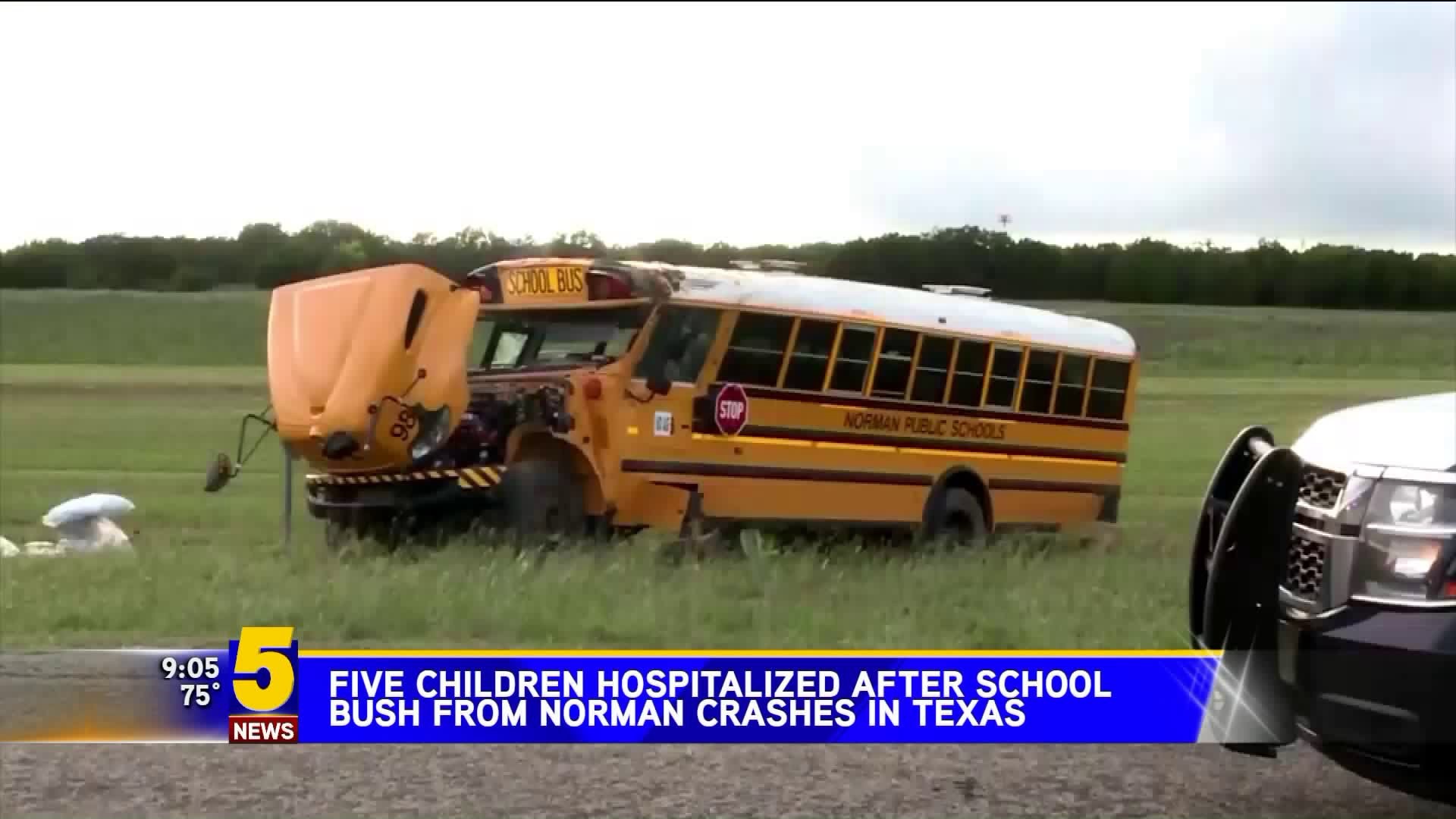 School Bus Crash; Students Injured