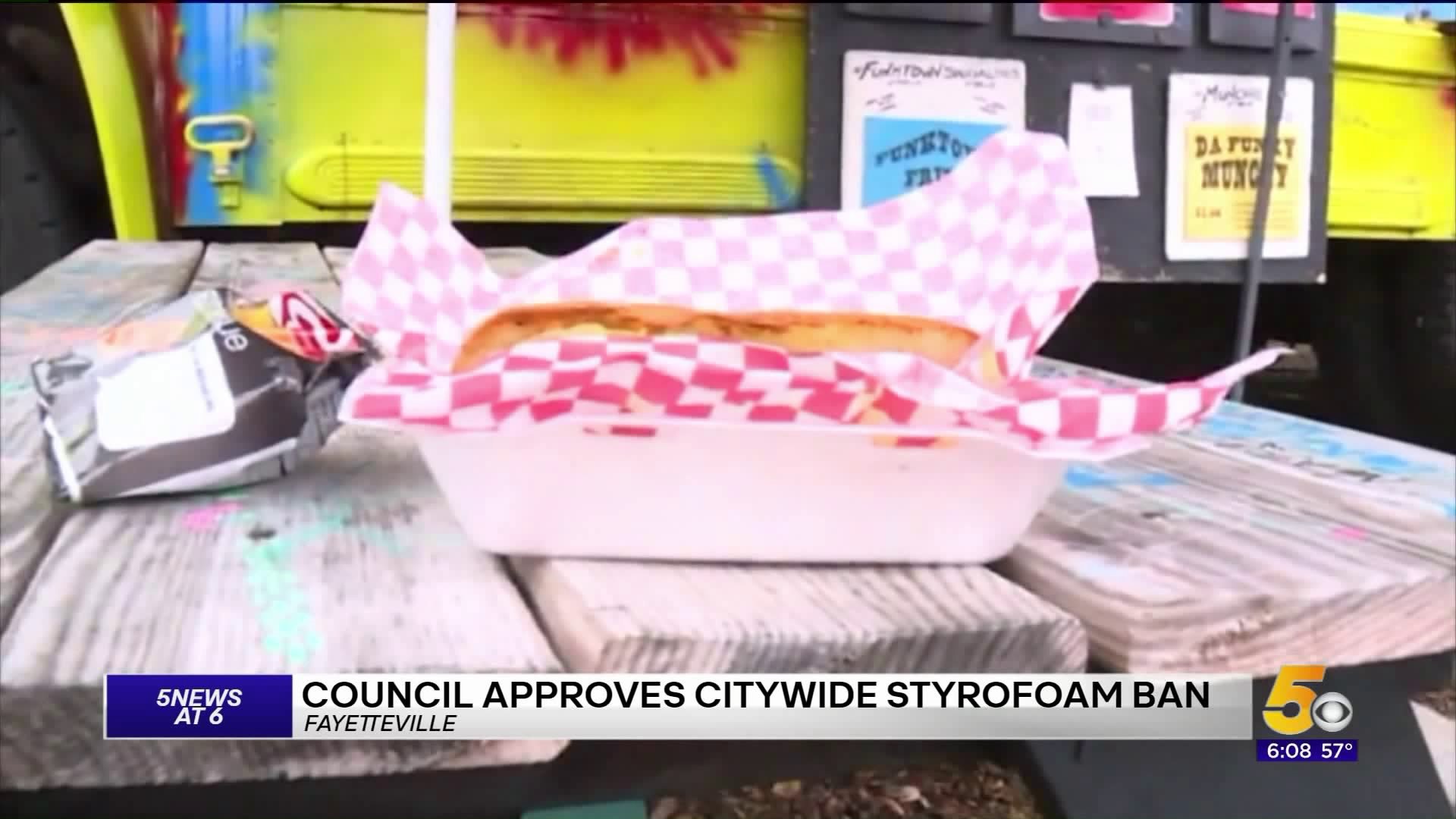 Council Approves Citywide Styrofoam Ban