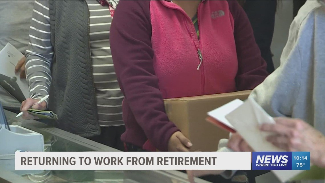Retirees returning to work as inflation rises across America