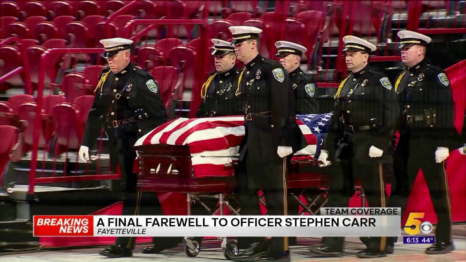Community Honors Fallen Fayetteville Officer Stephen Carr