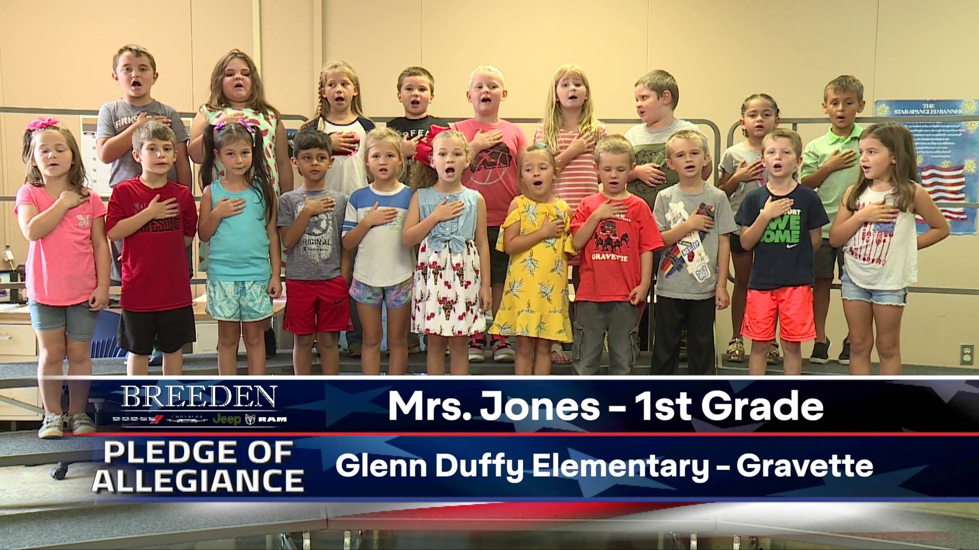 Mrs. Jones  1st Grade Glenn Duffy Elementary, Gravette