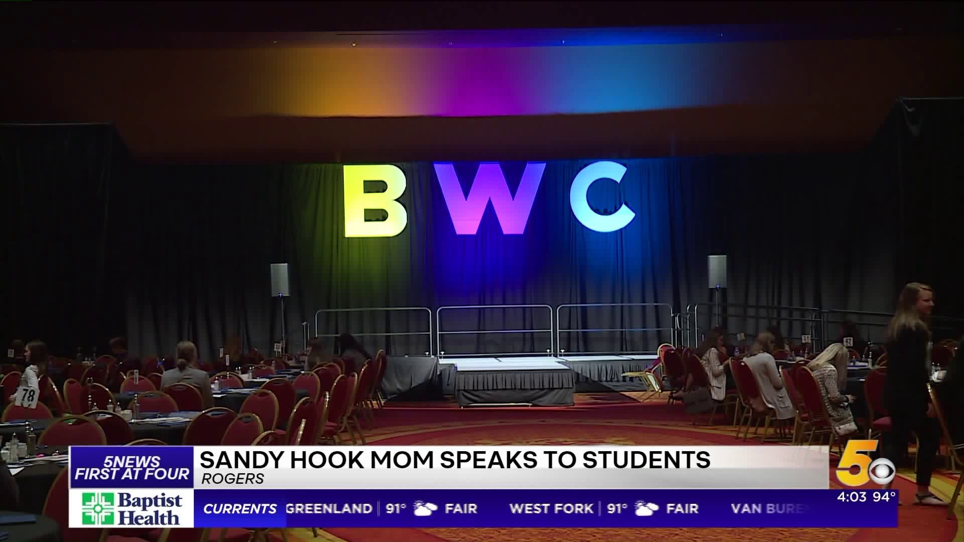 Sandy Hook Mother Speaks at Leadership Event in Rogers