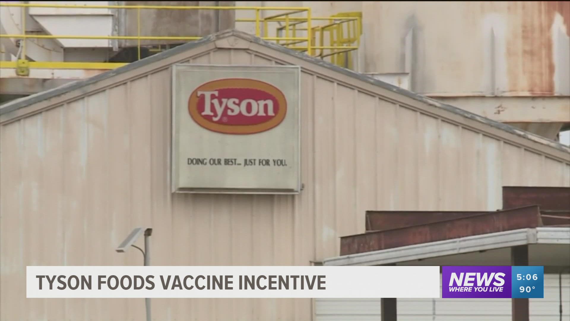 Winners are announced at weekly drawings and will each receive $10,000 from Tyson Foods for choosing to receive the COVID-19 vaccine.