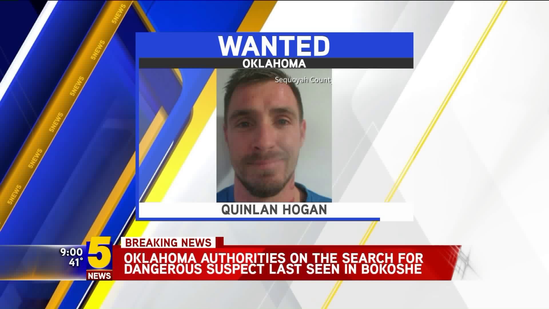 Oklahoma authorities on the search for dangerous suspect