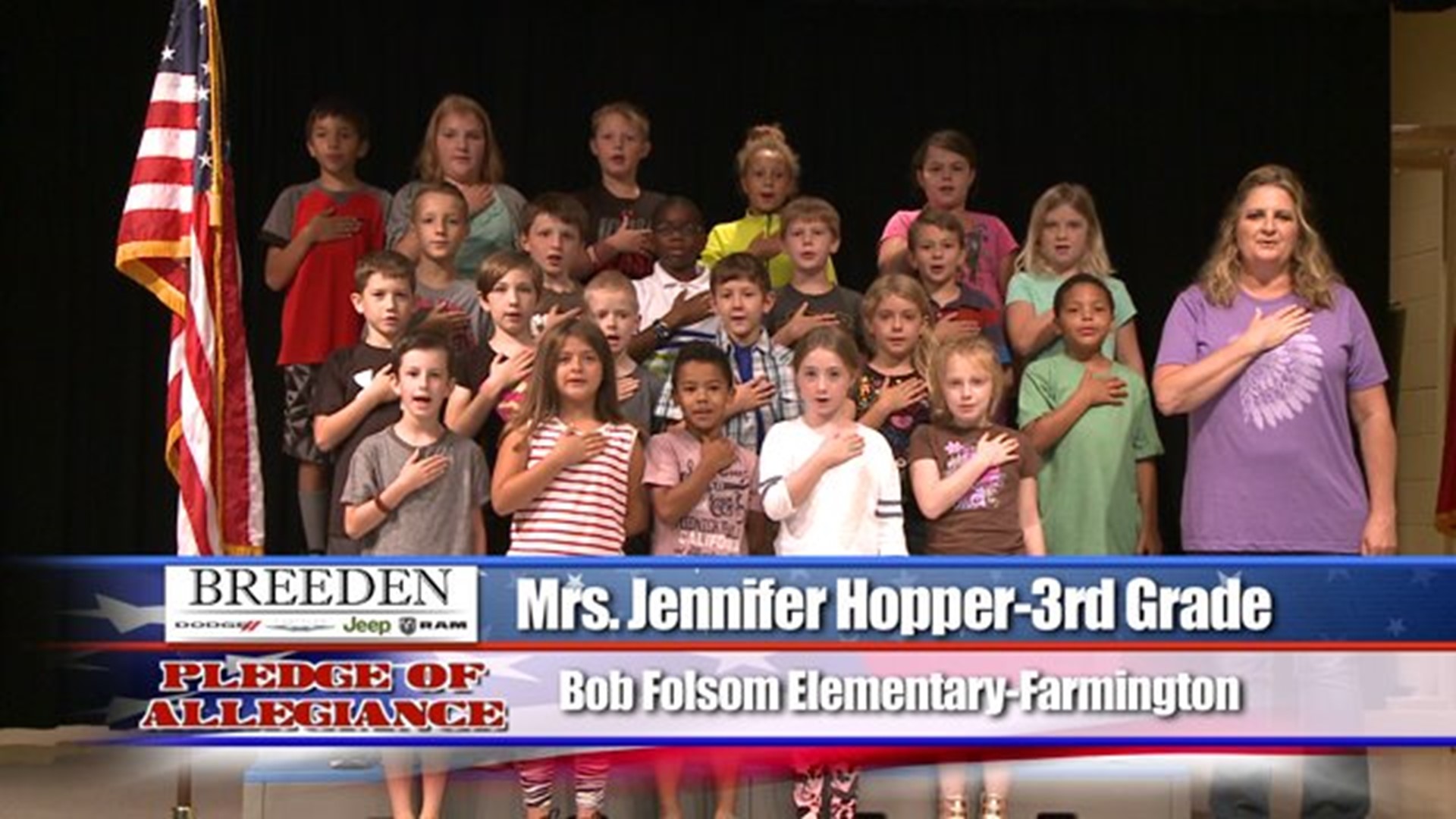 Bob Folsom Elementary, Farmington - Mrs. Jennifer Hopper - 3rd Grade