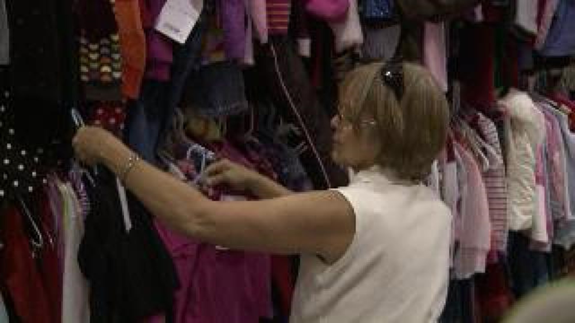 Parents Search for Best Bargains at Consignment Sale