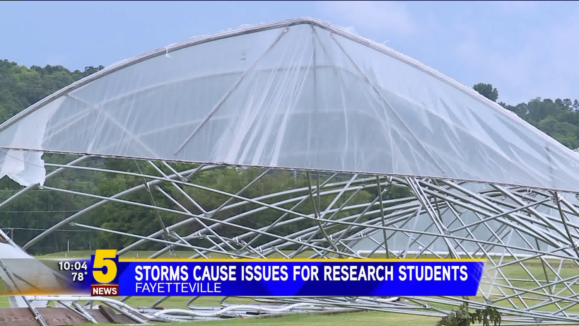 Storms Cause Issues For Research Students