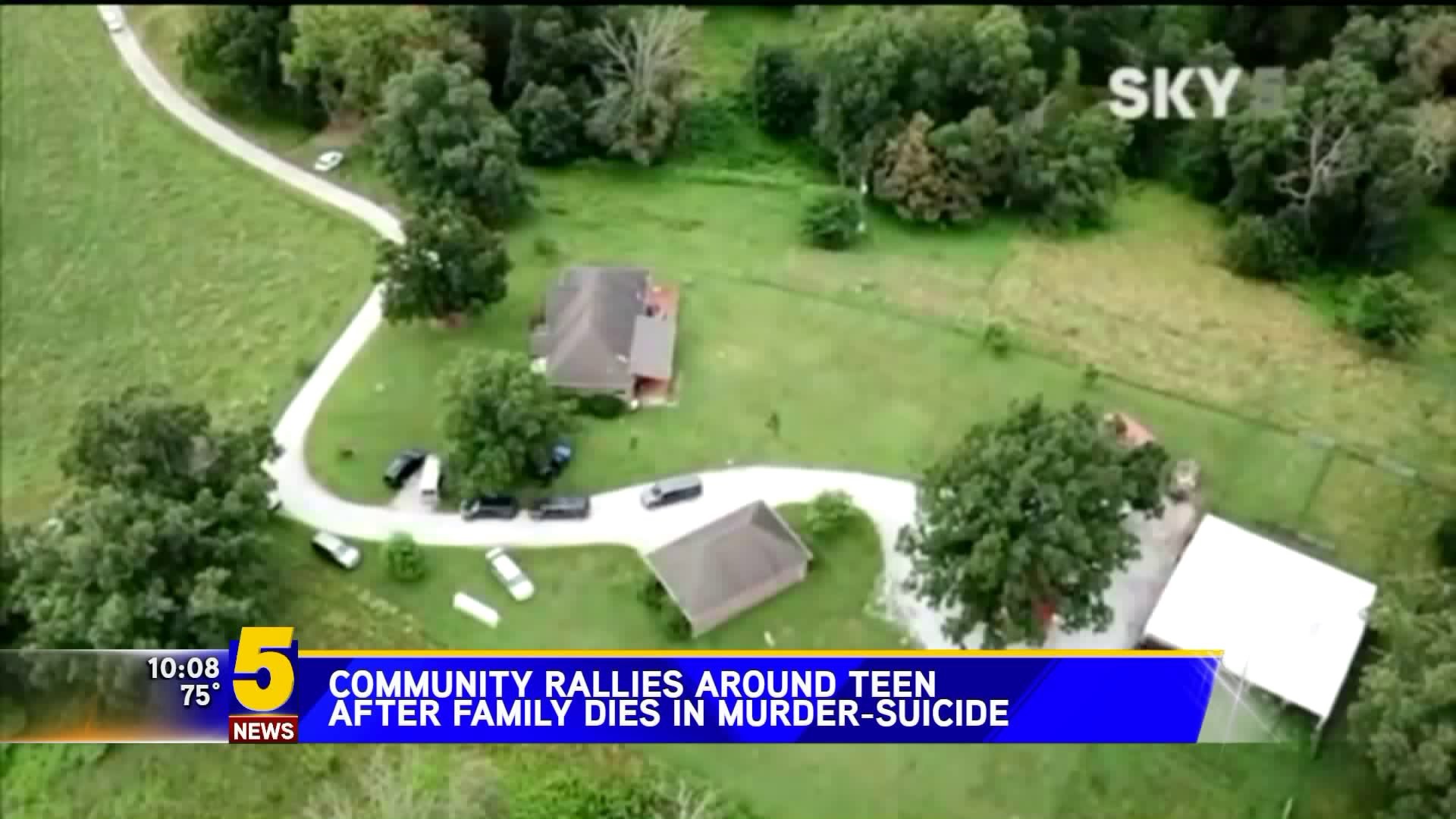 Community Rallies Around Teen After Family Dies In Murder-Suicide