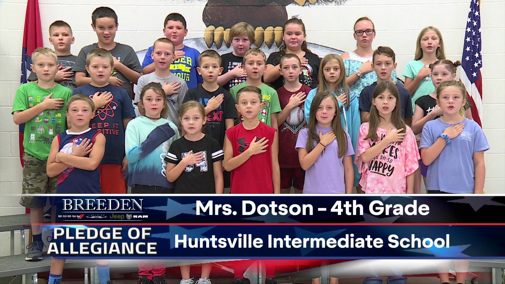 Mrs. Dotson  4th Grade Huntsville Intermediate School