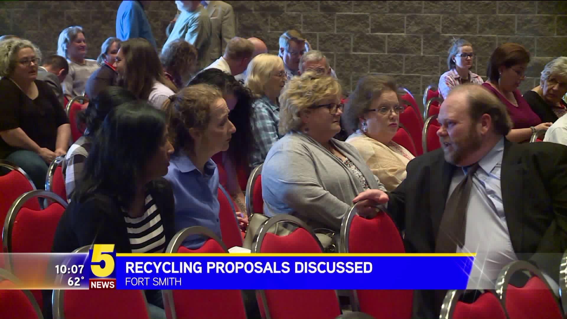 Recycling Proposals Discussed