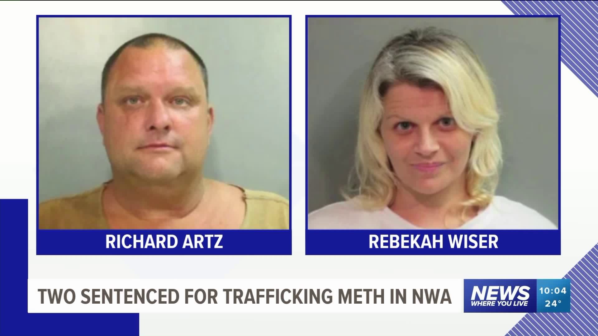 Two People Sentenced For Meth Trafficking In Northwest Arkansas