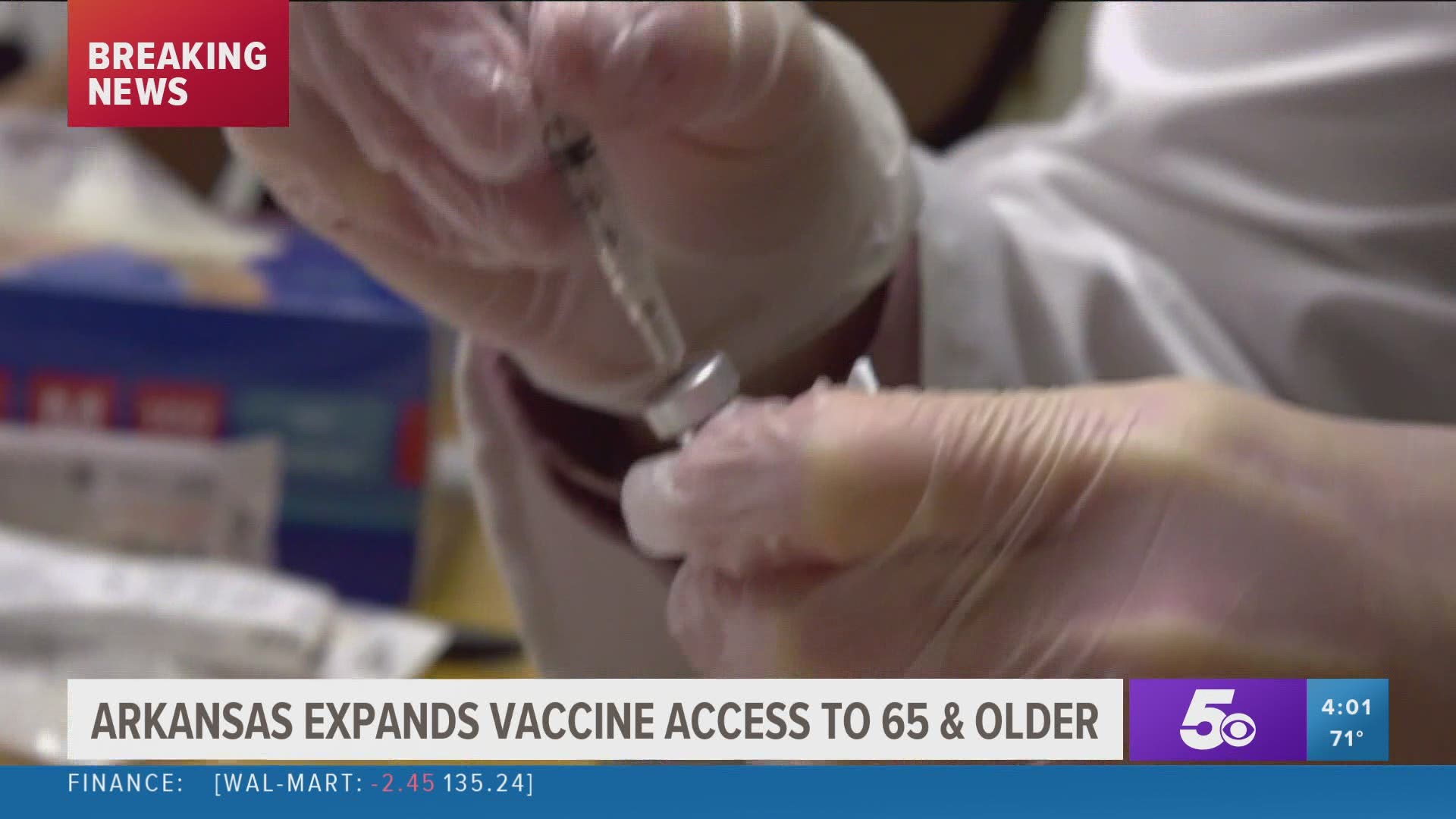 Arkansas expands COVID-19 vaccine access to those 65 and older