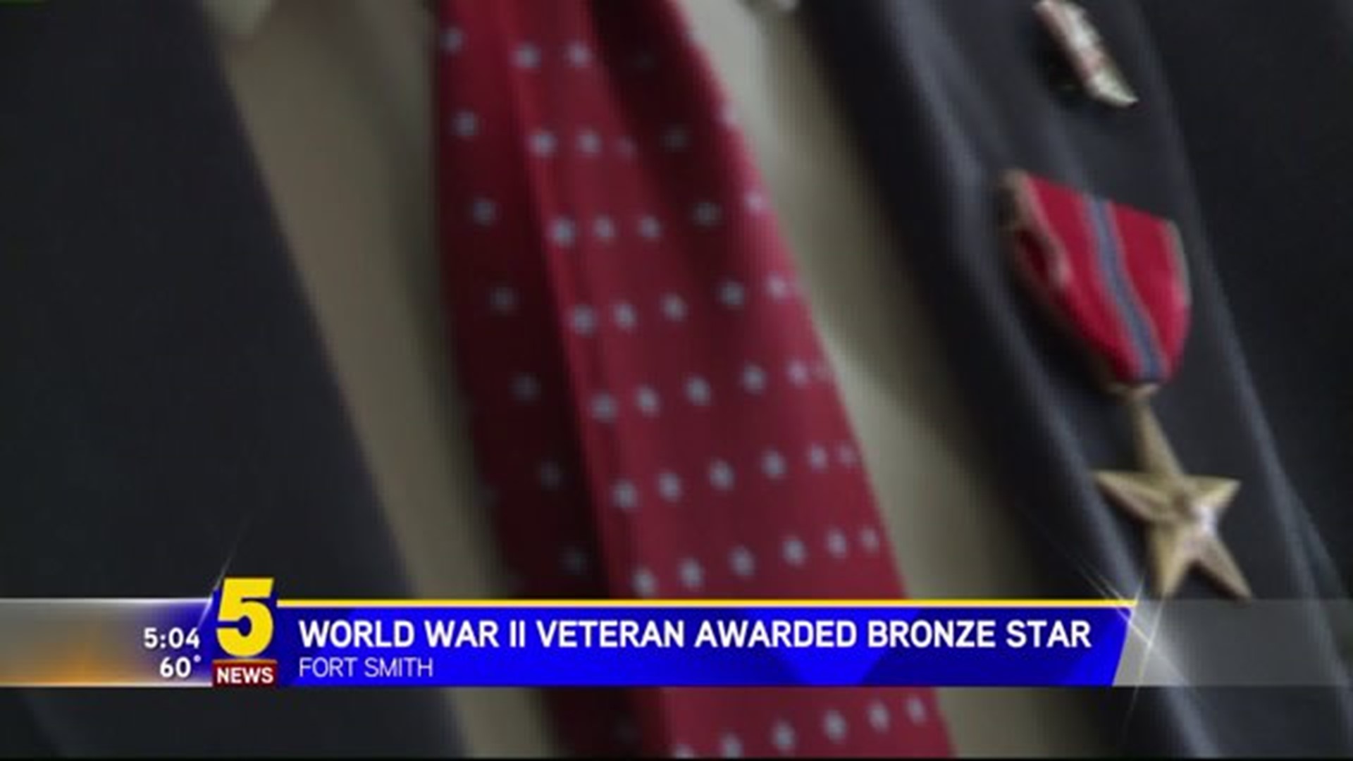 WWII Vet Receives Bronze Star