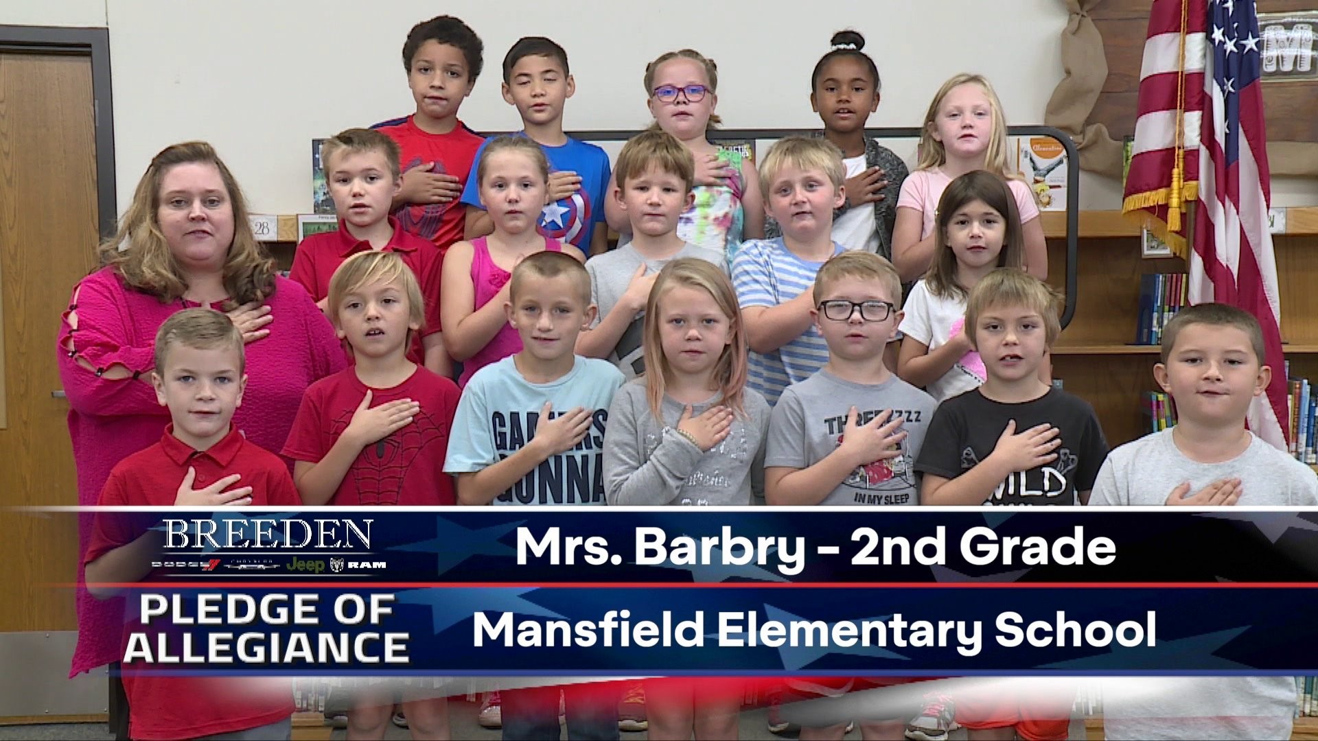 Mrs. Barbry 2nd Grade Mansfield Elementary School