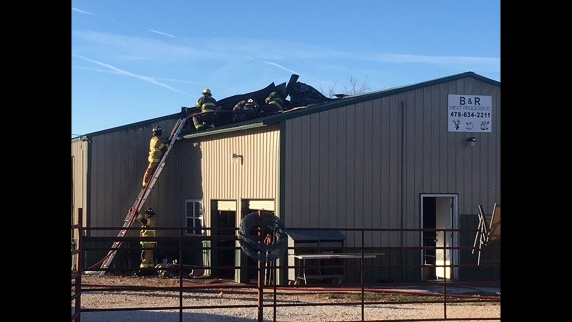 Winslow Meat Processing Plant Burns