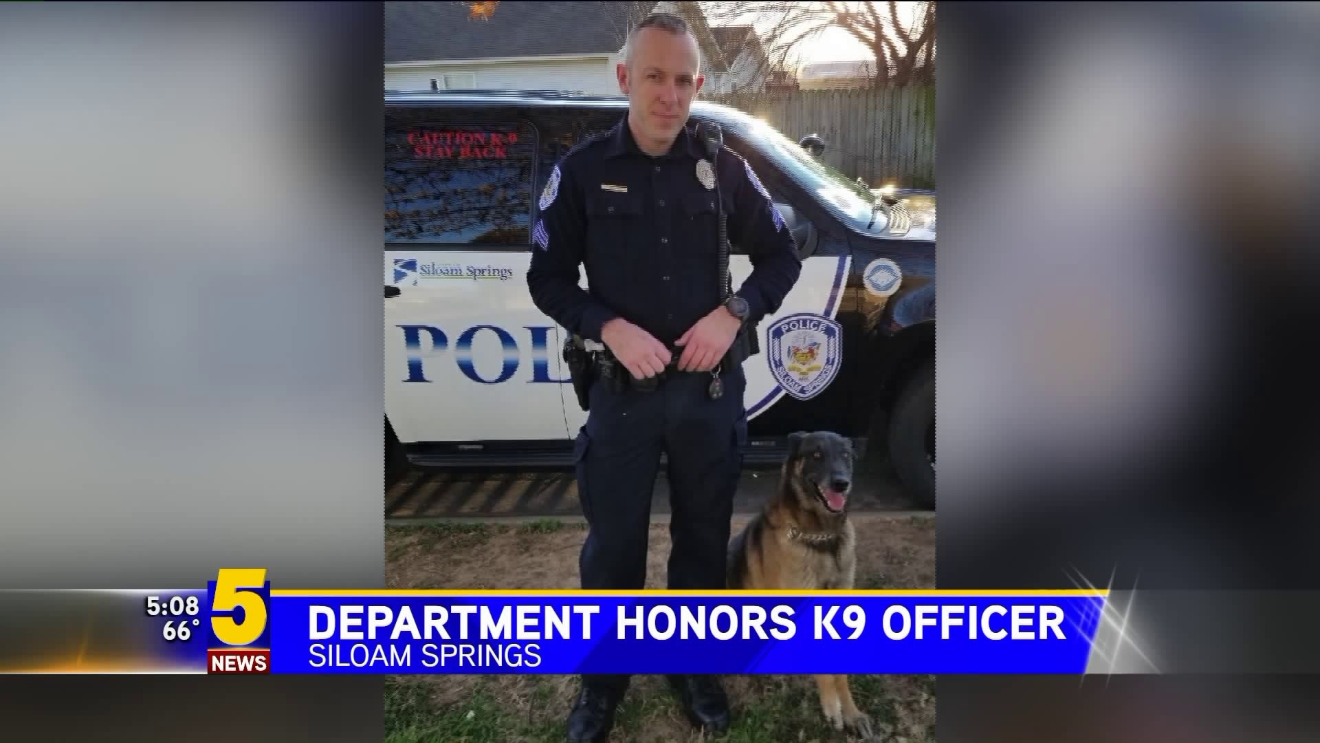 Department Honors K9 Officer