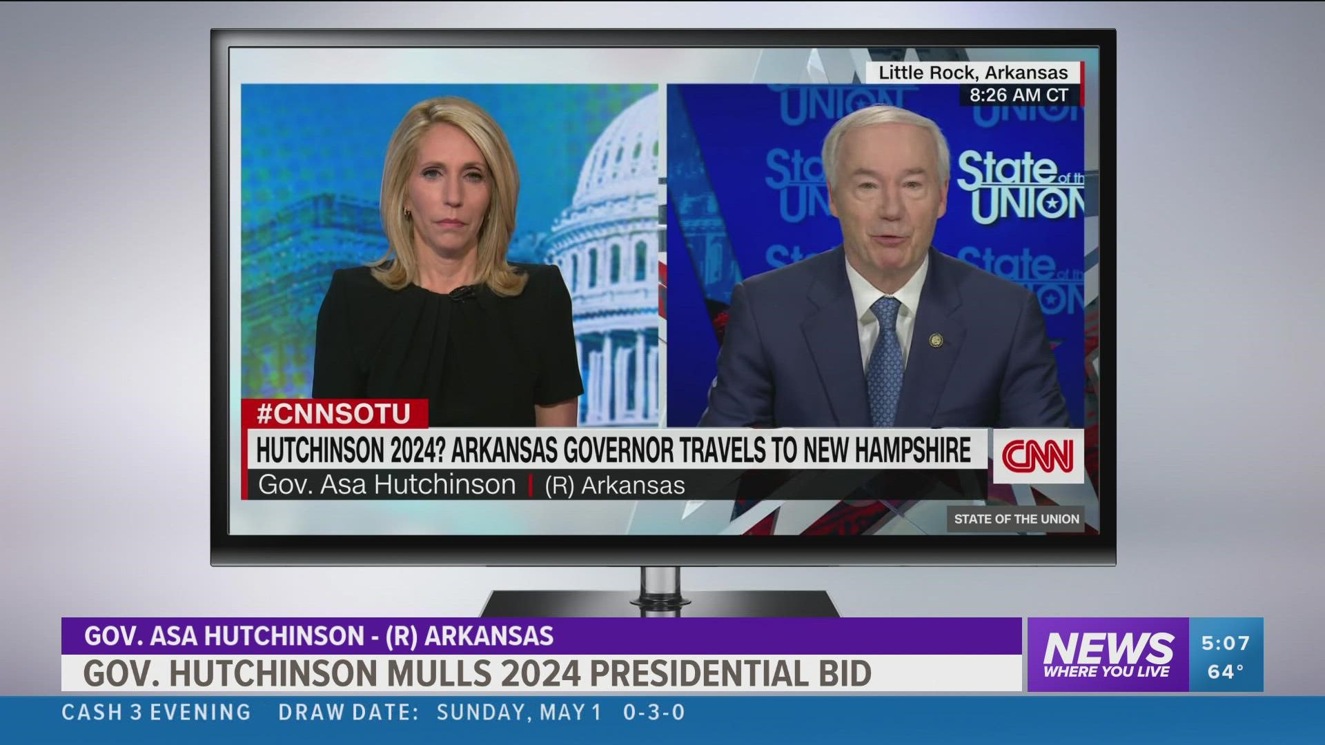 As Gov. Asa Hutchinson completes his second and final term as governor, he announced he could make a presidential run in 2024.