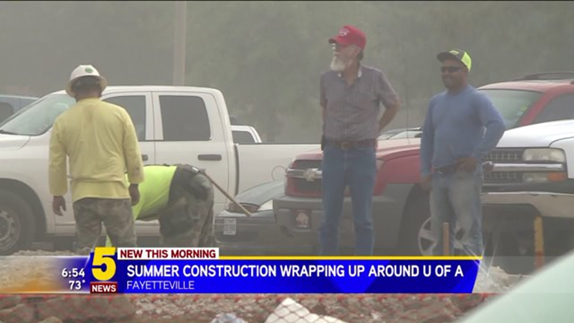 U OF A CONSTRUCTION WRAPPING UP