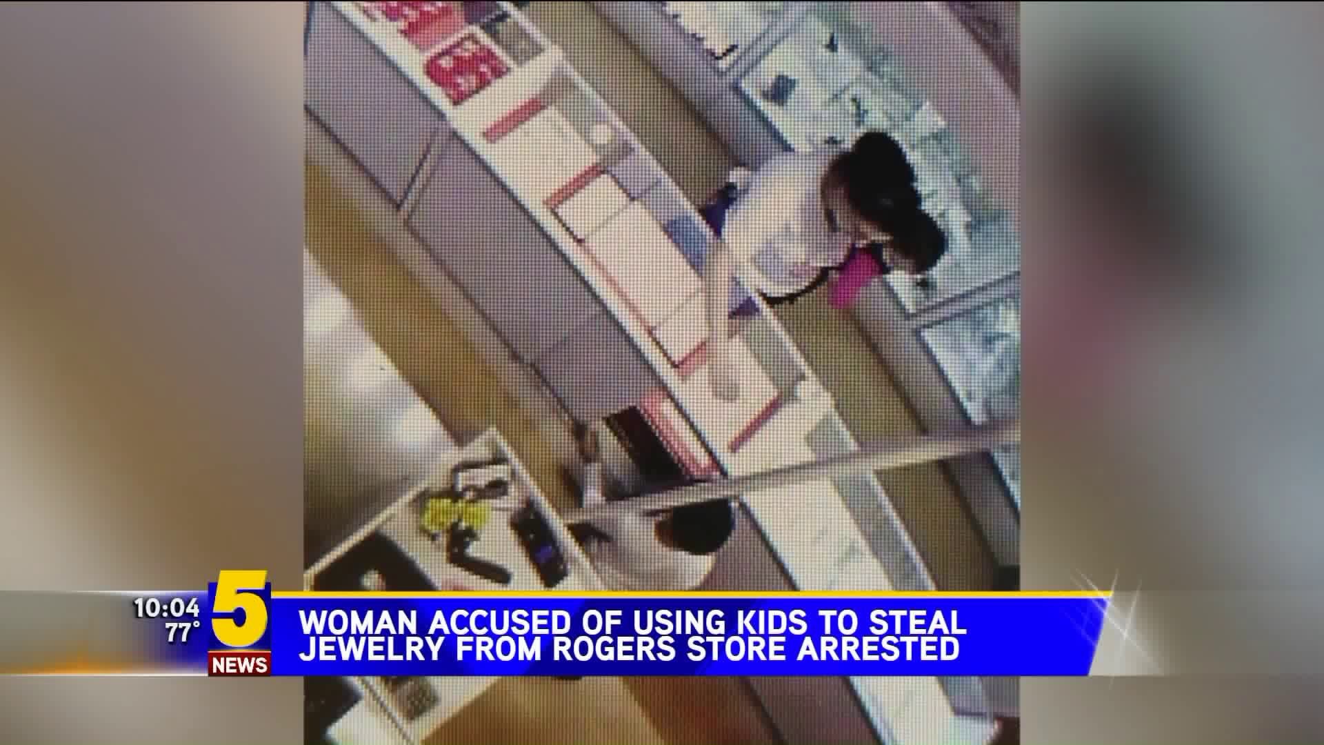Rogers Jewelry Store Shoplifting Arrest