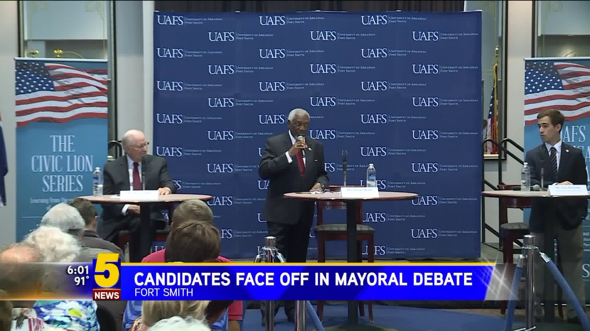 Fort Smith Mayor Candidates Debate At UAFS