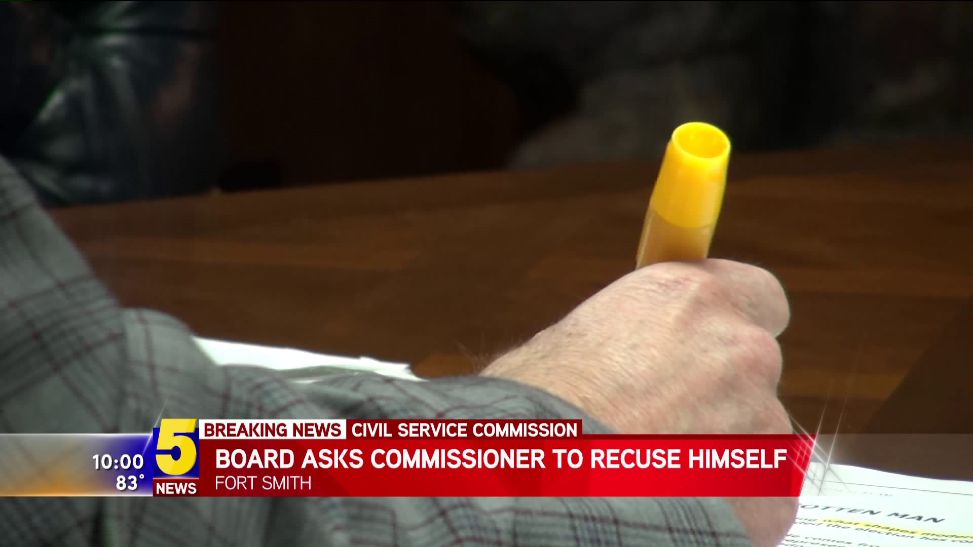 Board Asks Commissioner To Recuse Himself