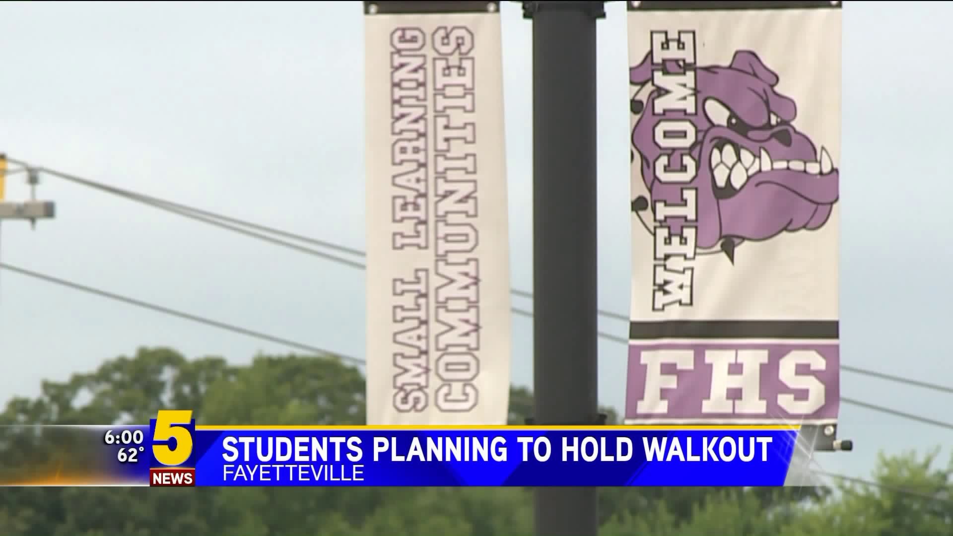 Students To Hold Walkout