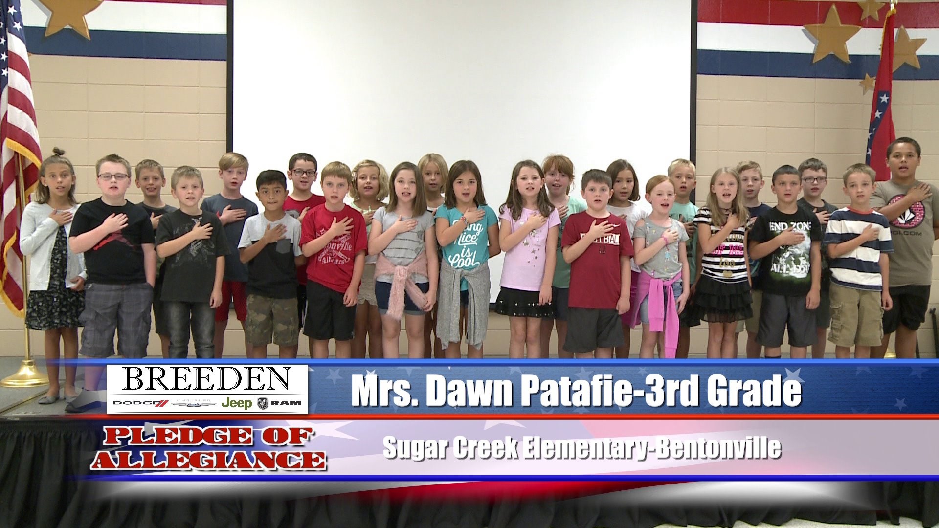 0108 Mrs. Dawn Patafie -3rd Grade  Sugar Creek Elementary  Bentonville