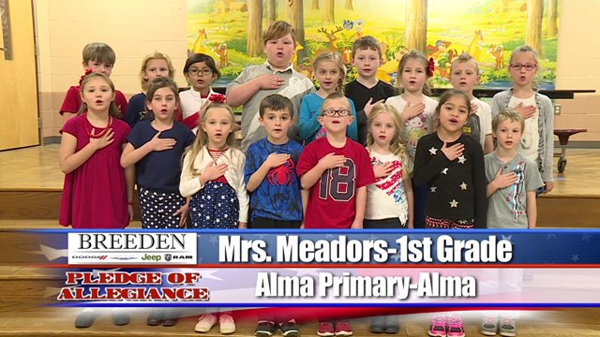 Alma Primary, Mrs. Meadors - First Grade