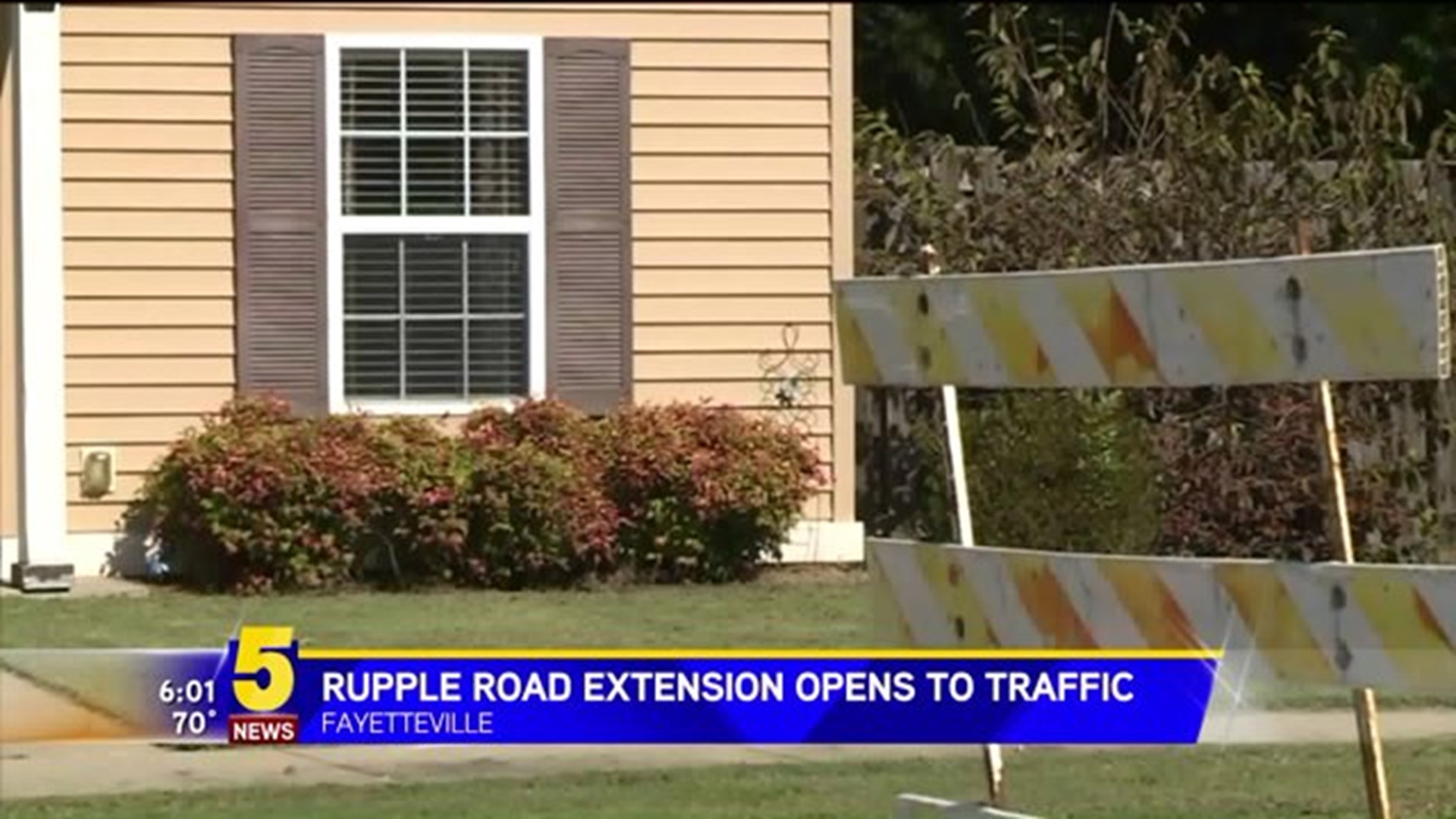 Rupple Rd. Extension Opens To Traffic
