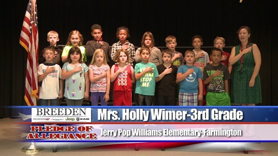 Jerry Pop Williams Elementary Farmington Mrs. Holly Wimer 3rd