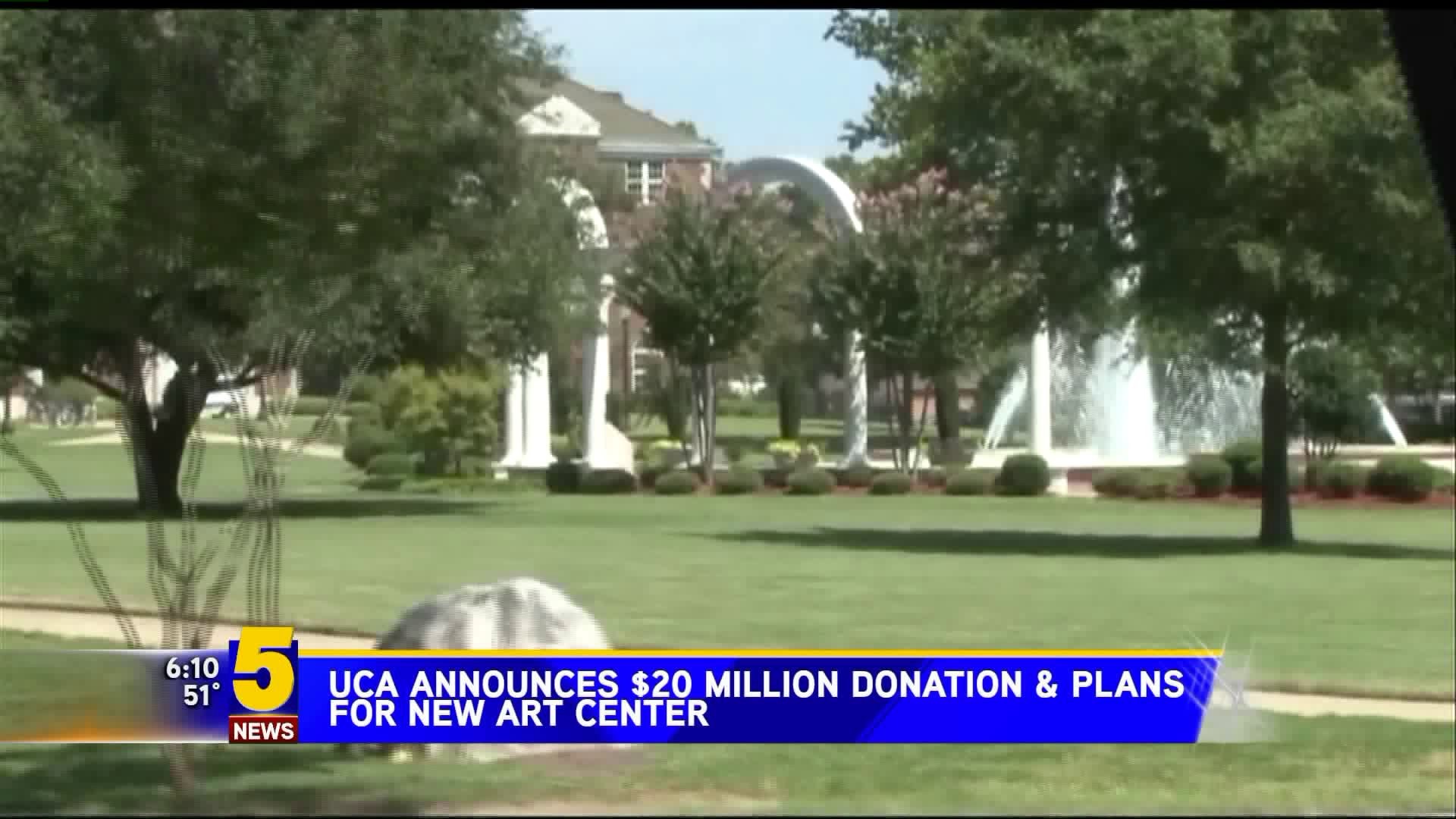 UCA Announces $20 Million Donation & Plans For New Art Center