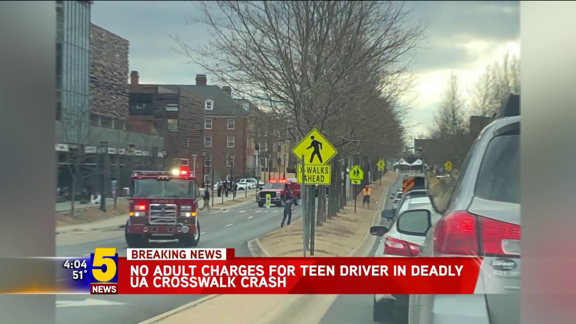 No Adult Charges For Teen Driver In Deadly UA Crosswalk Crash