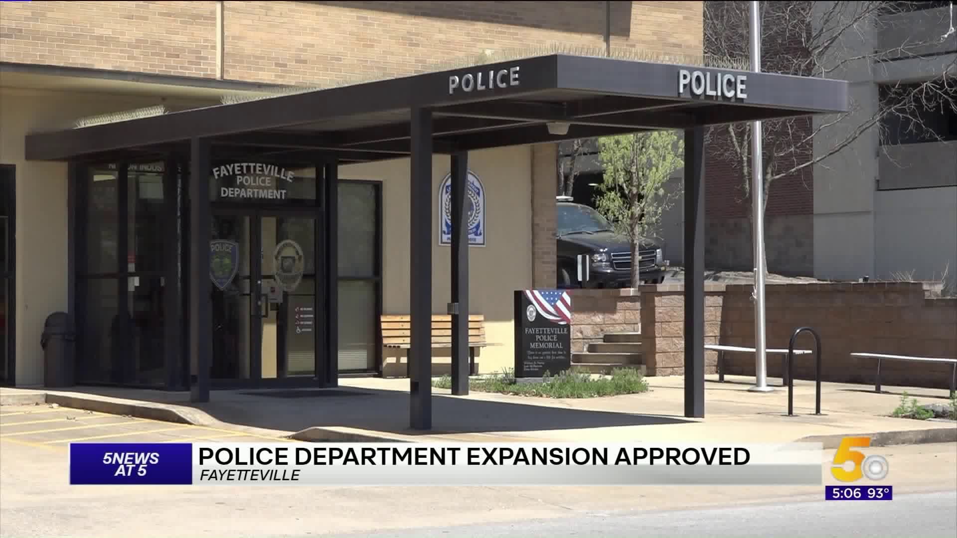 Fayetteville Police Department Expansion Approved
