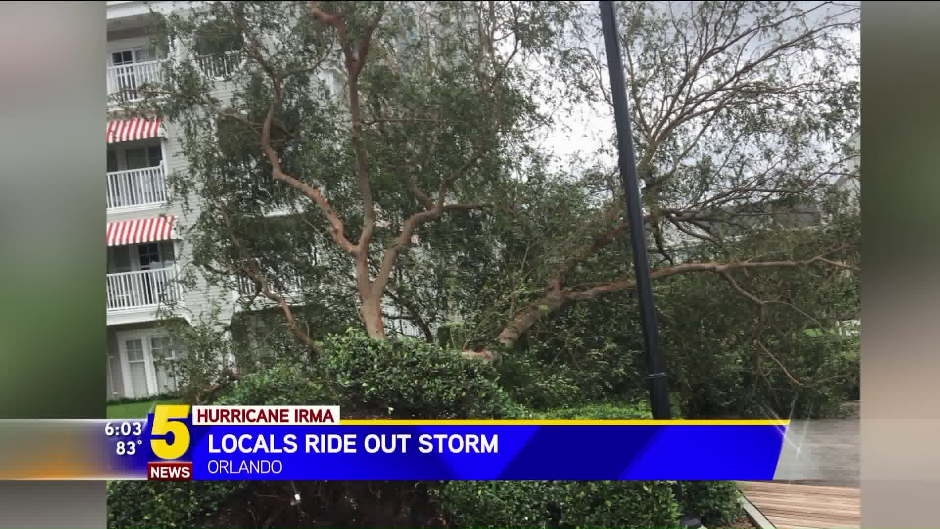 Locals Ride Out Storm