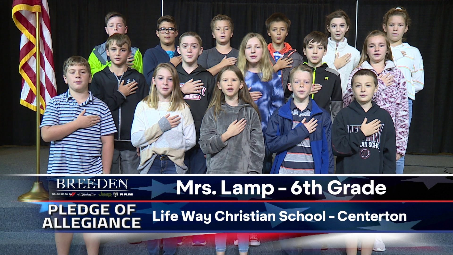 Mrs. Lamp  6th Grade Life Way Christian School, Centerton