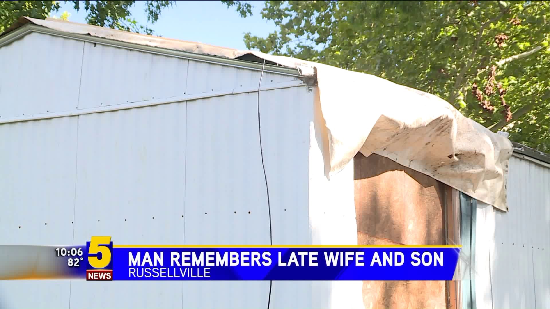 Man Remembers Late Wife And Son After Tree Falls On Home