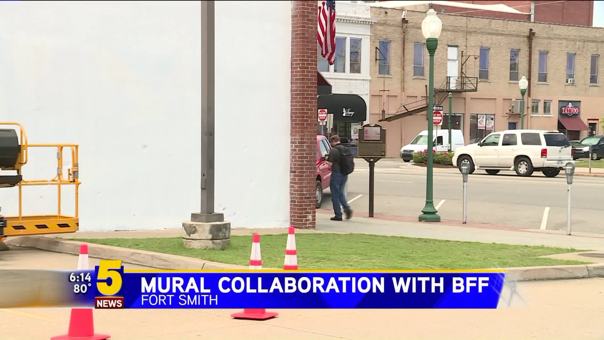 Fort Smith Mural Collaboration with BFF