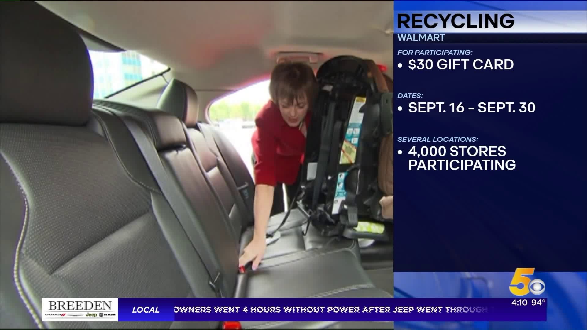 car seat recycle program