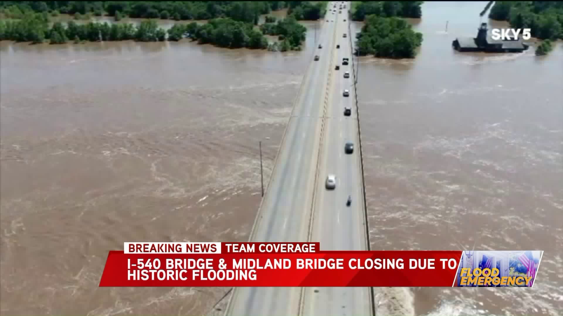 I-540 Bridge and Midland Bridge to Close
