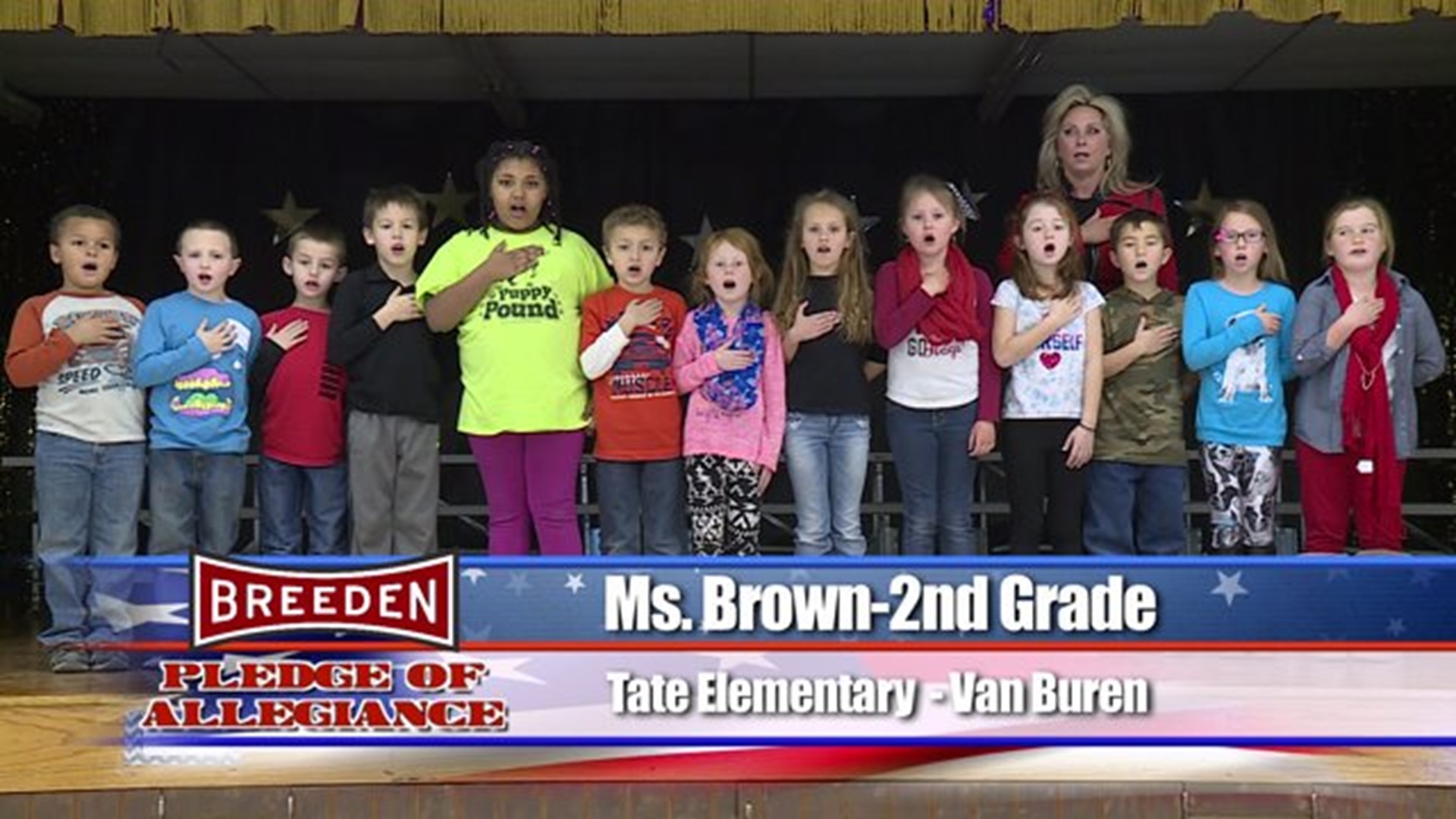 Tate Elementary - Van Buren, Ms. Brown - Second Grade