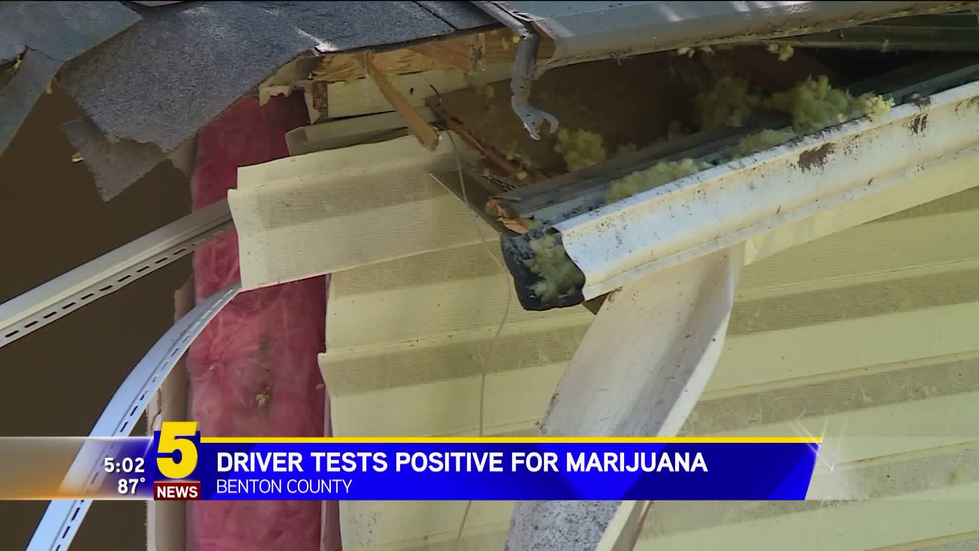 Driver Tests Positive For Marijuana