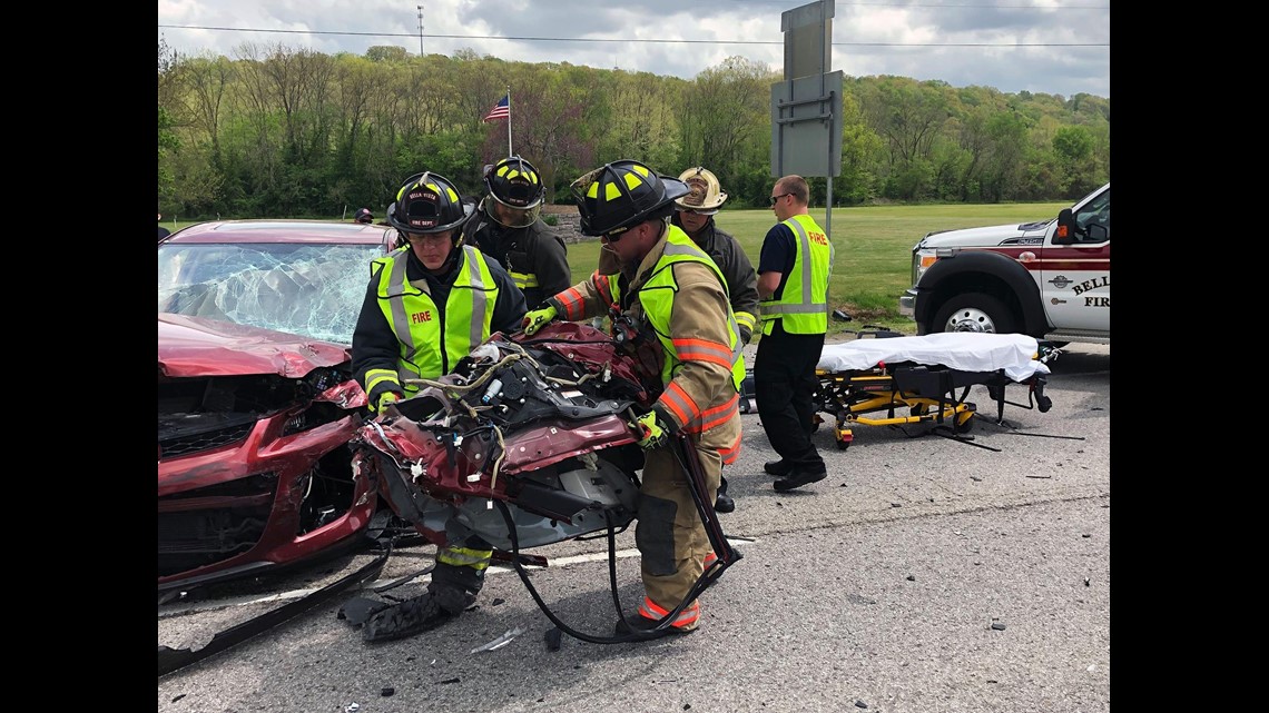 Jaws Of Life Used During Car Crash In Bella Vista