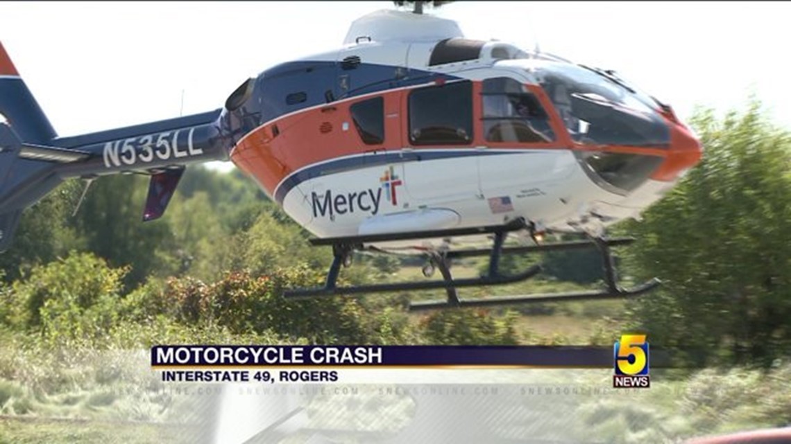 Medical Helicopter Responds To Rogers Motorcycle Wreck On I-49 ...