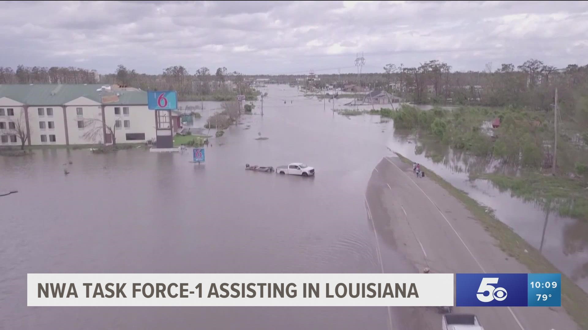While down there, Task Force-1 members will work with United States Army Reserve teams and agencies in an effort to help the citizens of Louisiana.
